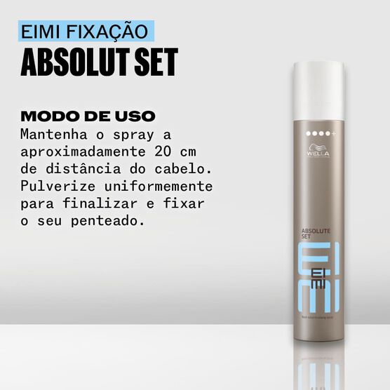 Spray de Fixação Extra Forte Wella EIMI Absolute Set Spay Final